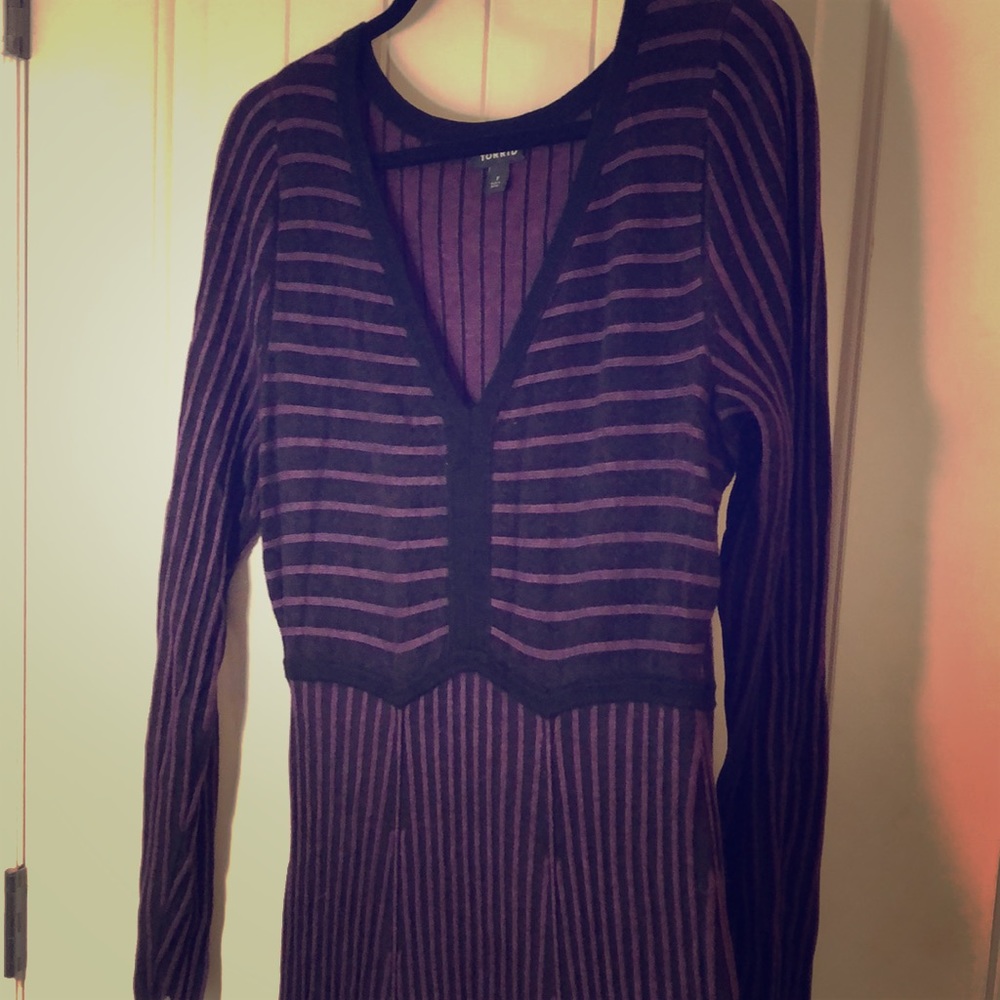Purple Sweater Dress GREAT FOR THE HOLIDAYS!